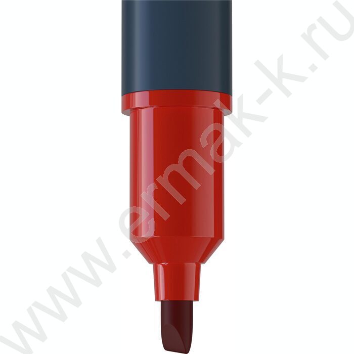 Маркер перм. /красный/ 0,5-4мм косой NEW | Фото 2