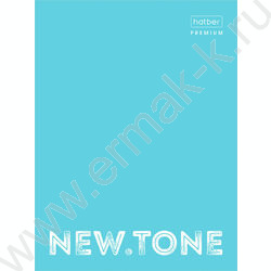 Тетрадь  80л А4 клетка/кольца /глянц.лам/  "NEWtone PASTEL Незабудка" | Фото 1