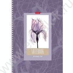 Тетрадь  80л А4 клетка/спираль "Нежность цветка" мат.лам. | Фото 1