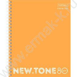 Тетрадь  80л клетка/спираль "NEWtone NEON Оранж" /глянц.лам./многоуров перфорация | Фото 1