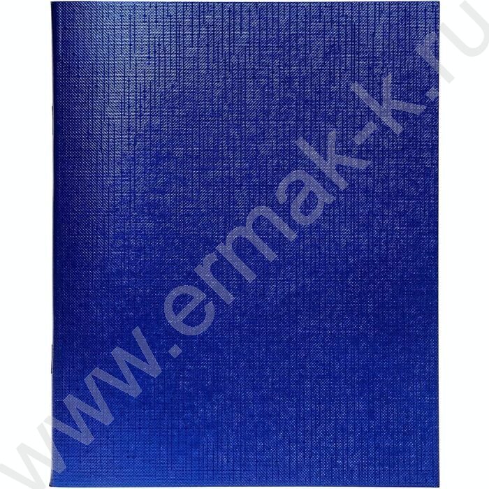 Тетрадь  48л клетка "Бум/винил" METALLIC синяя | Фото 1