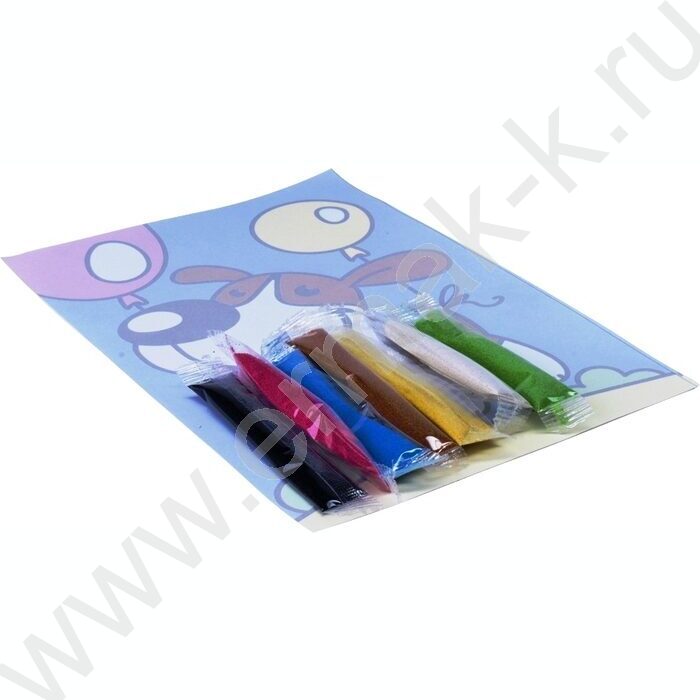 Набор д/творчества Фреска. Картина из песка "Щенок" | Фото 3