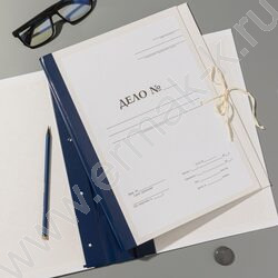 Папка архивная  50мм на завязках с гребешками "Дело" | Фото 3