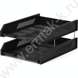 Лоток горизонтальный сетчатый Classic черный /уп.2шт на мет.стержнях | Фото 1