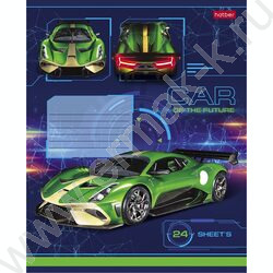 Тетрадь  24л линейка "Car Design" 5видов | Фото 1