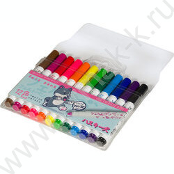 Фломастеры  12цв Joycolor mini с утолщенным стержнем в пл.пенале | Фото 3