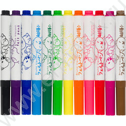 Фломастеры  12цв Joycolor mini с утолщенным стержнем в пл.пенале | Фото 4