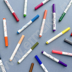 Фломастеры  12цв Joycolor mini с утолщенным стержнем в пл.пенале | Фото 8