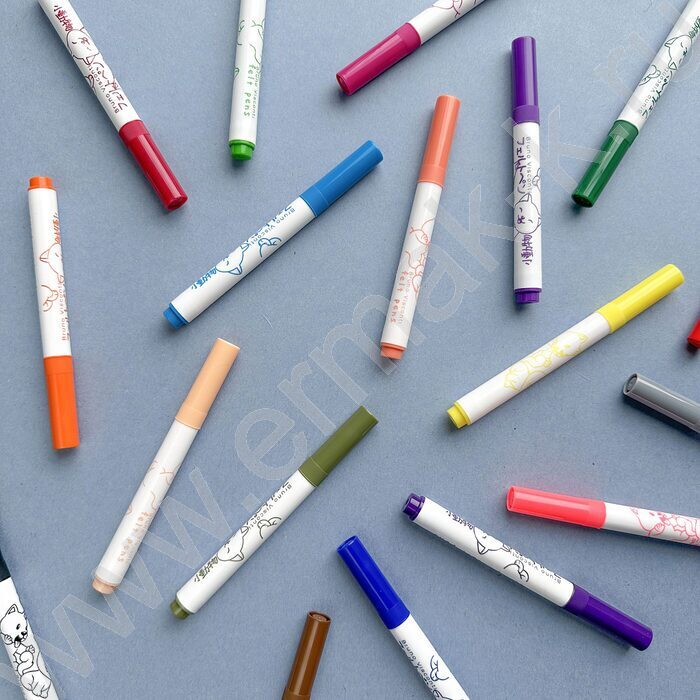 Фломастеры  12цв Joycolor mini с утолщенным стержнем в пл.пенале | Фото 8