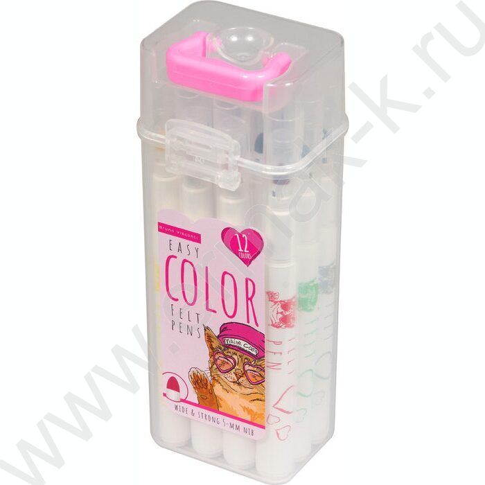 Фломастеры  12цв Joycolor с утолщенным стержнем в пл.пенале | Фото 1