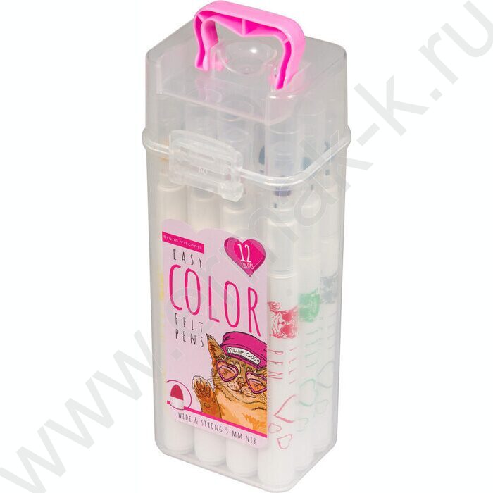 Фломастеры  12цв Joycolor с утолщенным стержнем в пл.пенале | Фото 2