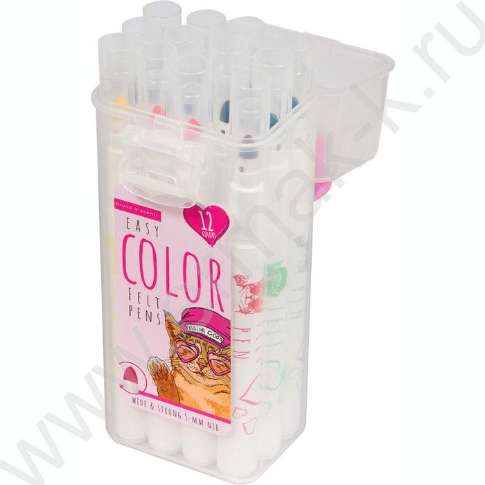 Фломастеры  12цв Joycolor с утолщенным стержнем в пл.пенале | Фото 3