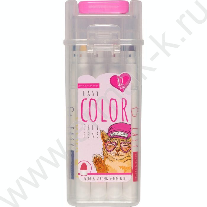 Фломастеры  12цв Joycolor с утолщенным стержнем в пл.пенале | Фото 4