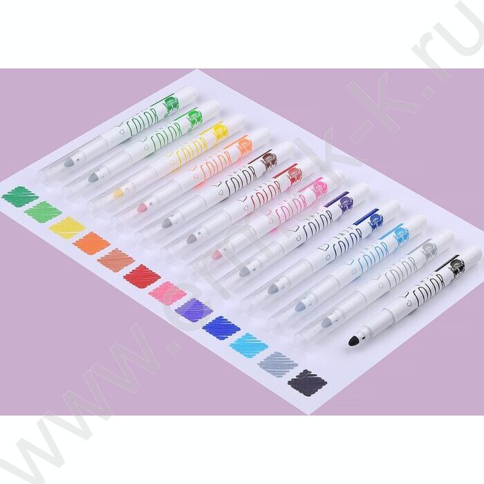 Фломастеры  12цв Joycolor с утолщенным стержнем в пл.пенале | Фото 7