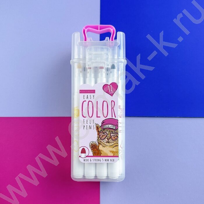 Фломастеры  12цв Joycolor с утолщенным стержнем в пл.пенале | Фото 9