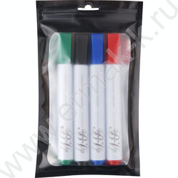 Маркер д/маркерных досок /набор  4цв/ 2мм круг xPro | Фото 2