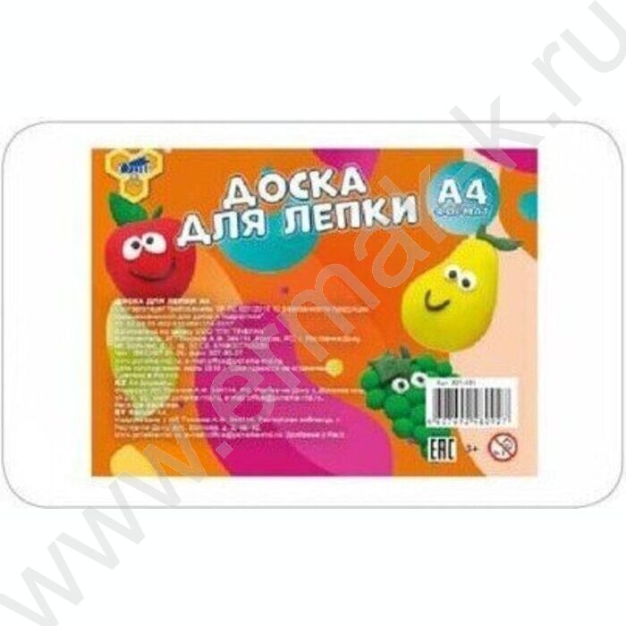 Дощечка для пластилина А4 белая | Фото 1
