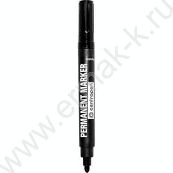 Маркер перм. /черный/ 2,5мм круг | Фото 1