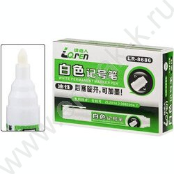 Маркер перм. /белый/ 3мм круг | Фото 2