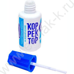 Штрих-корректор 20мл водный с кисточкой | Фото 2