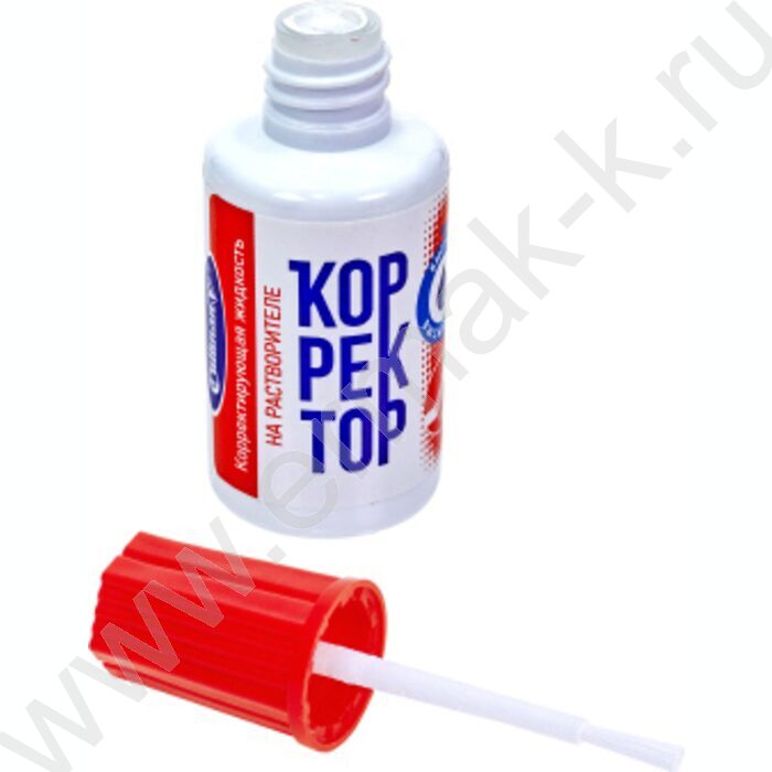 Штрих-корректор 20мл на растворителе с кисточкой | Фото 2