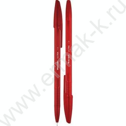 Ручка шар на масл.основе 1,0мм красная Ultra/игла,цветной.пл.корпус, сменный стержень 140мм | Фото 1