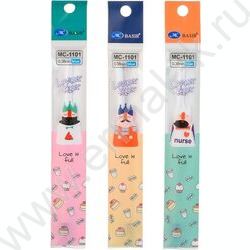 Стержень гел. Пиши-стирай синий 129мм 0,38мм /игла/ | Фото 2