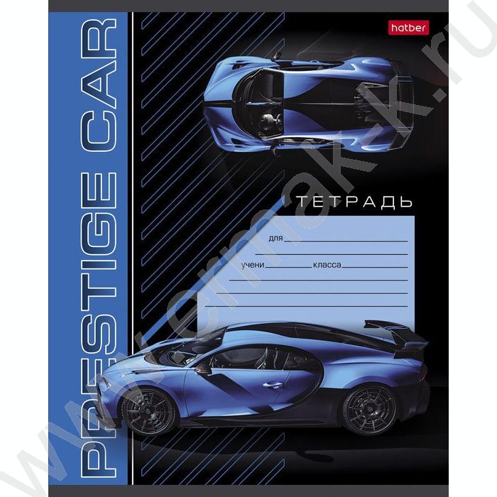 Тетрадь  12л клетка "Автопрестиж" ассорти | Фото 1