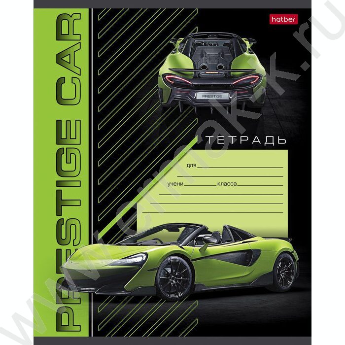 Тетрадь  12л клетка "Автопрестиж" ассорти | Фото 2