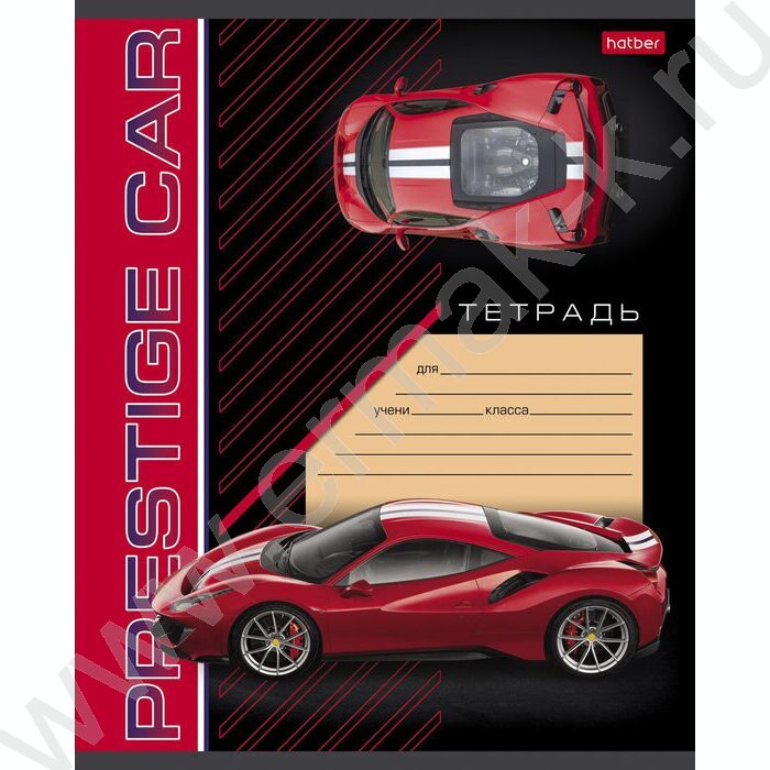 Тетрадь  12л клетка "Автопрестиж" ассорти | Фото 3