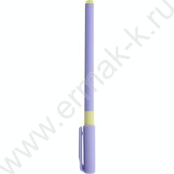 Ручка шар PASTEL 0,5мм синяя /кругл. прорезин. корп. цвет ассорти | Фото 3