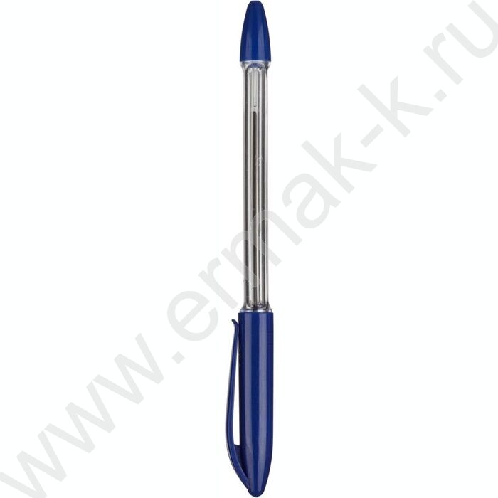 Ручка шар Attache 0,7мм синяя, резин. манжетка | Фото 2