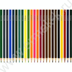 Карандаши  24цв /трехгранные, дерево/ | Фото 2