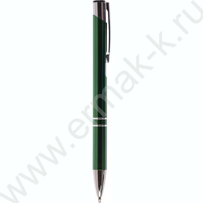 Ручка шар метал нажимной.мех. Florenzo синяя/корпус зеленый | Фото 1