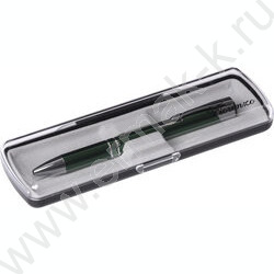 Ручка шар метал нажимной.мех. Florenzo синяя/корпус зеленый | Фото 4