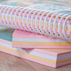 Блокнот 160л А5 3-х.цв.тонир.блок спираль "Удивительные девушки" /без линовки/ | Фото 2