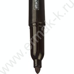 Маркер перм. CD,DVD /черный/ двустор. 0,7мм/1мм круг | Фото 3