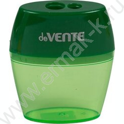 Точилка 2отв. пластик/с контейнером/ ассорти овальная | Фото 2