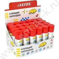Клей-карандаш  15г /PVP основа/ в картонном дисплее с пластик. поддоном | Фото 3