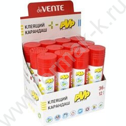 Клей-карандаш  36г /PVP основа/ в картонном дисплее с пластик. поддоном | Фото 3