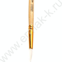 Кисть  нейлон № 6 круглая | Фото 2