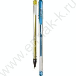 Ручка гелевая /набор  6цв/ 1мм "Cosmo Metallic" /металлик/ прозрачный корпус /блистер | Фото 2