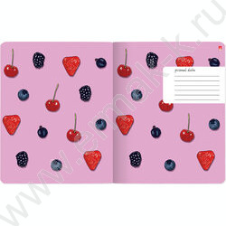 Тетрадь  48л клетка "Ягоды.Графика" ассорти | Фото 7