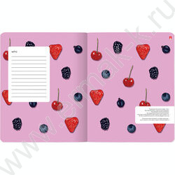Тетрадь  48л клетка "Ягоды.Графика" ассорти | Фото 9