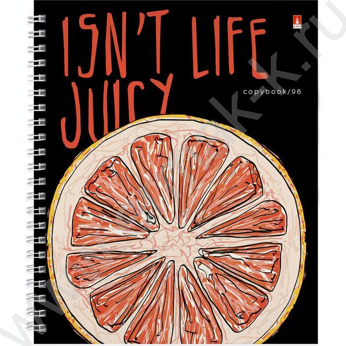 Тетрадь  96л клетка/спираль "Juicy life" ассорти | Фото 3