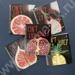 Тетрадь  96л клетка/спираль "Juicy life" ассорти | Фото 9