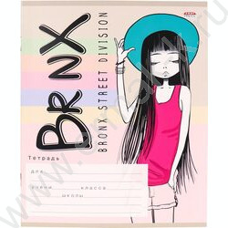 Тетрадь  12л линейка "Стильная девочка" 5видов | Фото 3