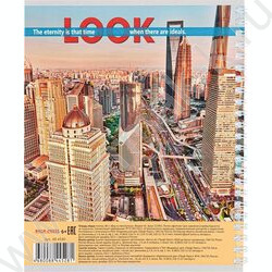 Тетрадь  48л клетка/спираль "Вид на мегаполисы" ассорти | Фото 5