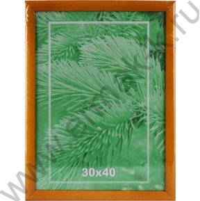 Фоторамка  30*40см дерево /Янтарь/ №3 ТЕКС