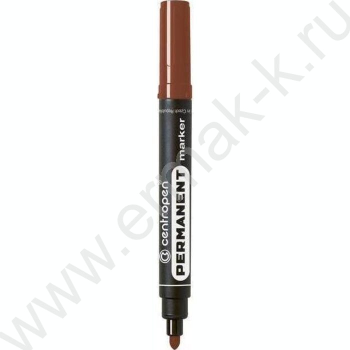 Маркер перм. /коричневый/ 2,5мм круг | Фото 1